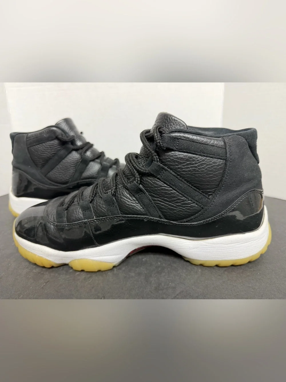 Nike Air Jordan 11 Retro 72-10 Size 11.5 Black Red Gym Red 378037-002 OG XI⁠